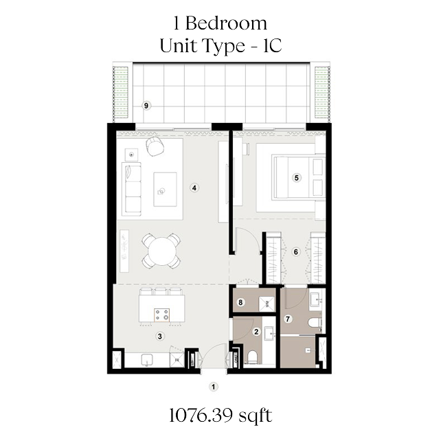 1 Bedroom Residences